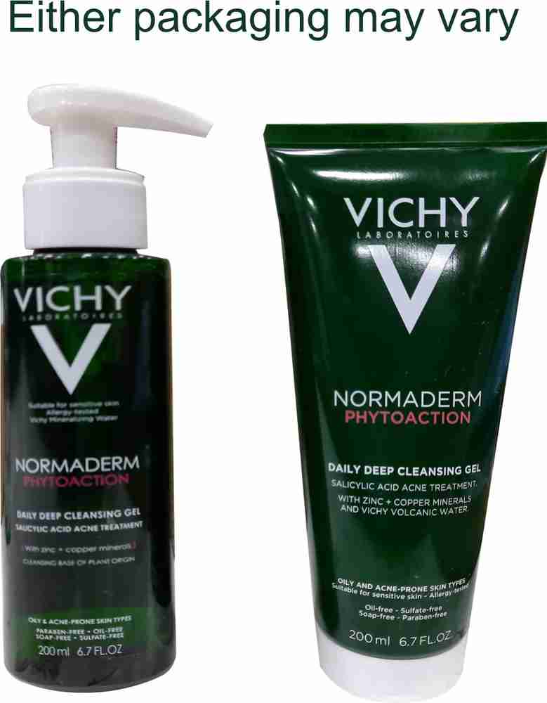 Vichy Normaderm Daily Deep Cleansing Gel with Salicylic Acid Acne Treatment Deeply Face Wash Price in India Buy Vichy Normaderm Daily Deep Cleansing Gel with Salicylic Acid Acne Treatment Deeply Face