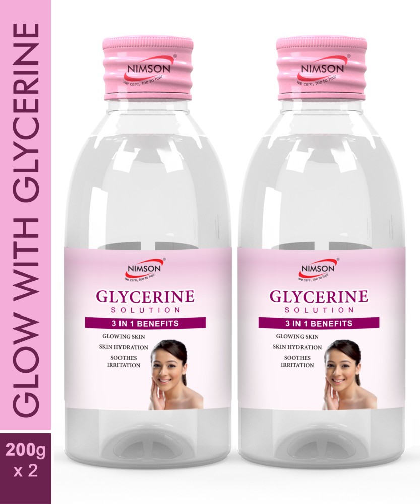 Glycerin for outlet skin whitening