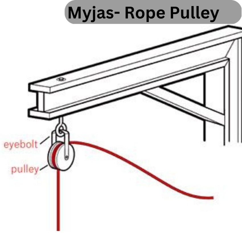 myjas unbreakable rope puller pulley Pack of 2 with 1 year