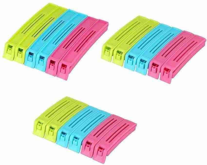 Plastic Food Sealing Bag Clip, Food Bag Clips, Chip Bag Clips Snack Bags, Clip  Clips for Home, Office, School and More 