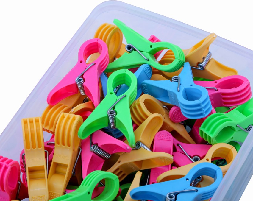 Plastic Clip &Rope, 24Pcs