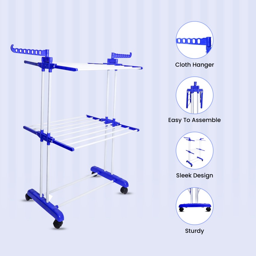 Foldable Stainless Steel Cloth Dryer Stand Online at Peng Essentials