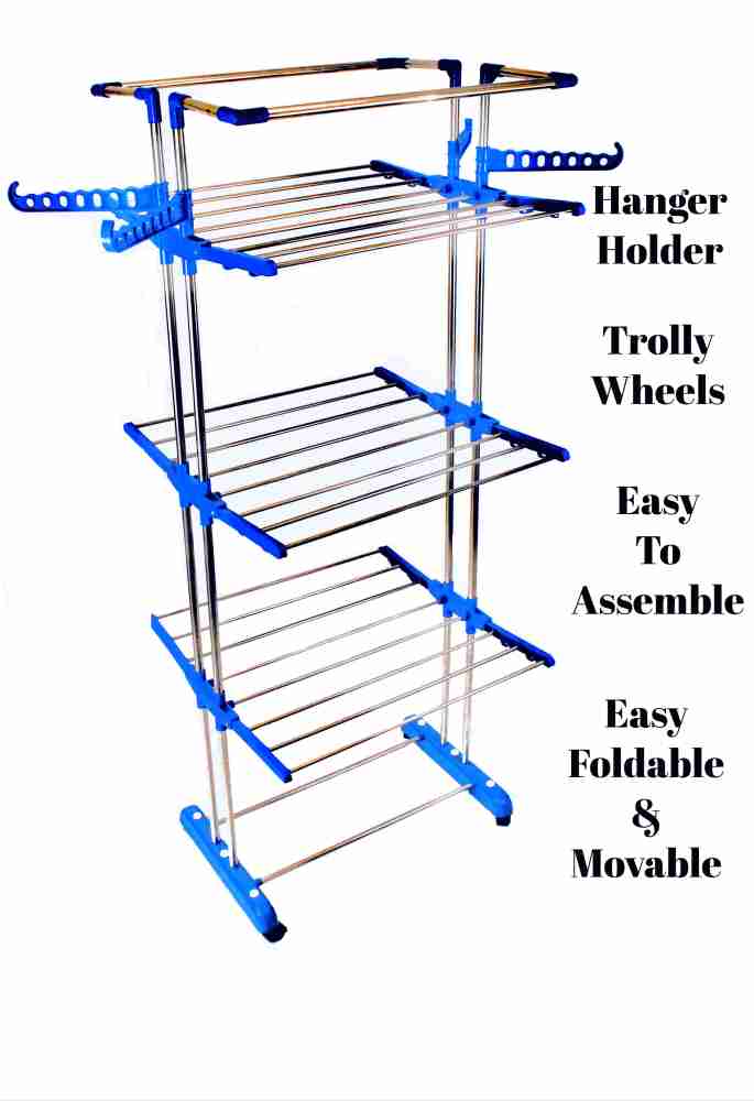 TNC Steel Floor Cloth Dryer Stand JUMBO-01 Price in India - Buy