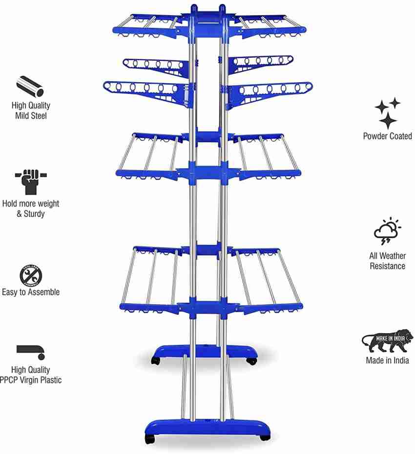 Flipkart SmartBuy Steel Floor Cloth Dryer Stand 410 Price in India