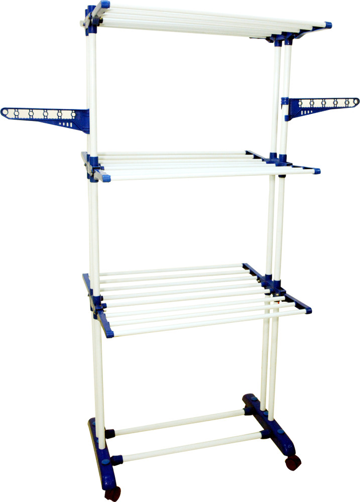 Morlek Steel Plastic Floor Cloth Dryer Stand King Jumbo Price in India Buy Morlek Steel Plastic Floor Cloth Dryer Stand King Jumbo online at Flipkart