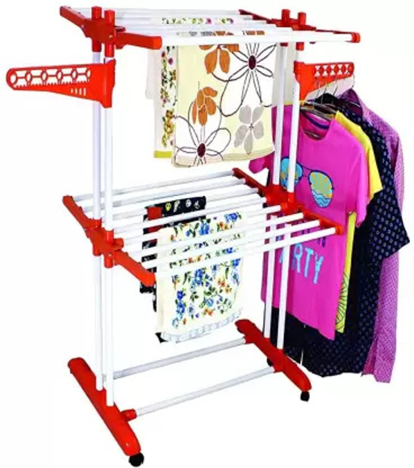 Flipkart SmartBuy Steel Floor Cloth Dryer Stand Cloth Rack Hanger