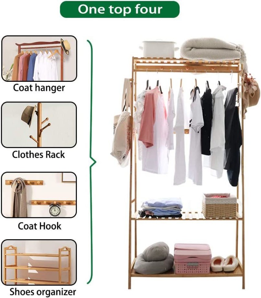 XL Spacious Coat Stand Wardrobe Clothing Rack