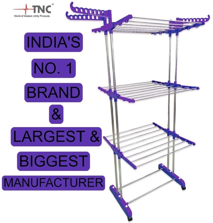 Tnc steel floor cloth best sale dryer stand jb n00010