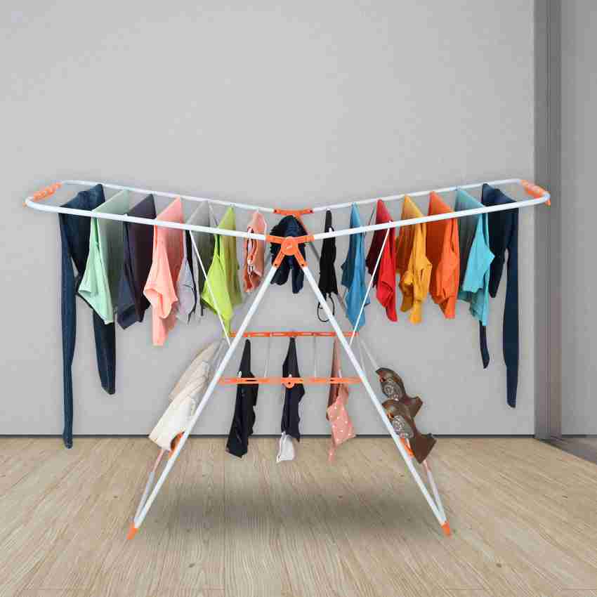 Magna Homewares Steel Floor Cloth Dryer Stand MB CD 0863 Price in India Buy Magna Homewares Steel Floor Cloth Dryer Stand MB CD 0863 online at Flipkart