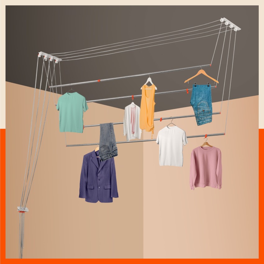 Bathla Steel Ceiling Cloth Dryer Stand MDX 6x4 Price in India Buy Bathla Steel Ceiling Cloth Dryer Stand MDX 6x4 online at Flipkart