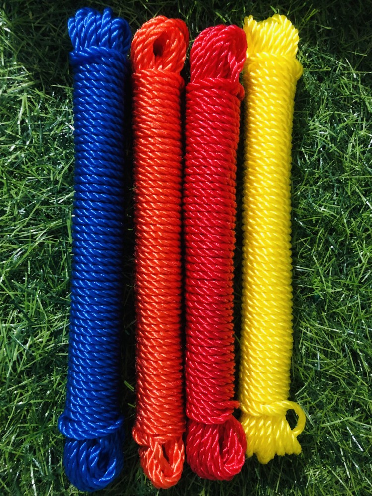 the great polymers NYLON ROPE (5m) Plastic Retractable