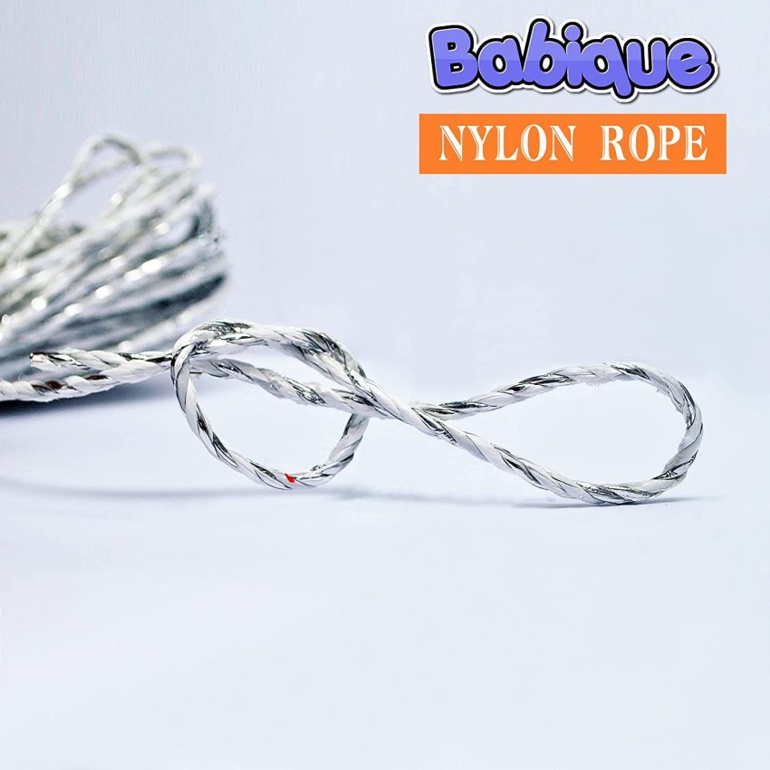 BABIQUE Nylon Rope for Cloth Hanging, Farm Fencing (50 Meter) Nylon  Retractable Clothesline Price in India - Buy BABIQUE Nylon Rope for Cloth  Hanging, Farm Fencing (50 Meter) Nylon Retractable Clothesline online