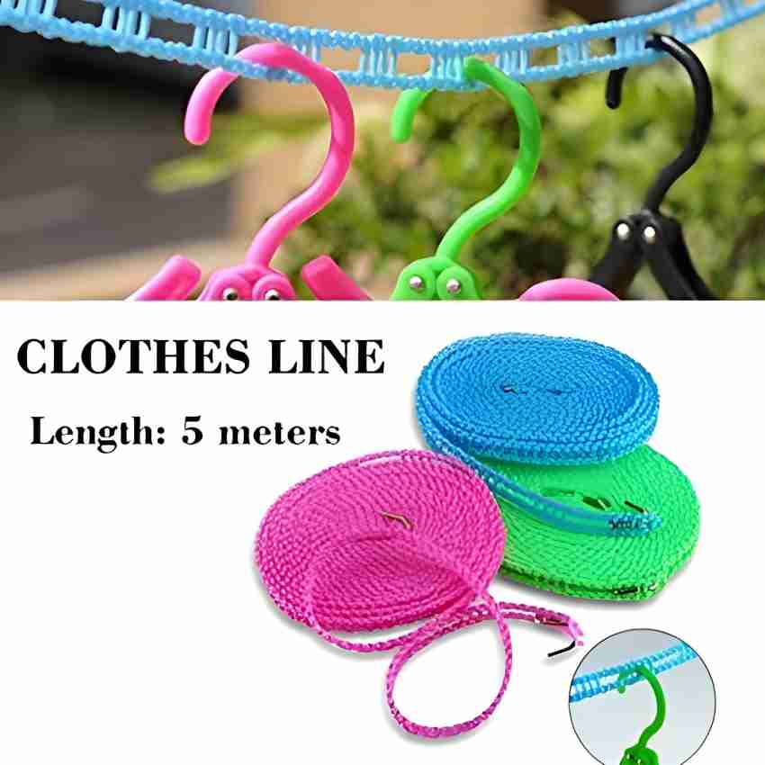 Hoaxer Clothes Drying Rope Nylon Clothes Line String Nylon Retractable  Clothesline Price in India - Buy Hoaxer Clothes Drying Rope Nylon Clothes  Line String Nylon Retractable Clothesline online at