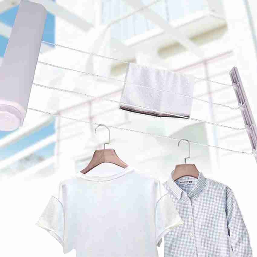 Om Enterprise Retractable Clothesline - Portable Heavy Duty Indoor