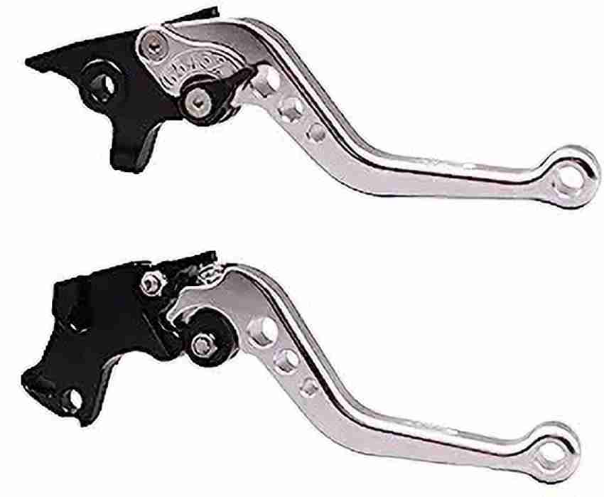 Moto Powerz SIlver colour Brake and Clutch Lever set for Pulsar