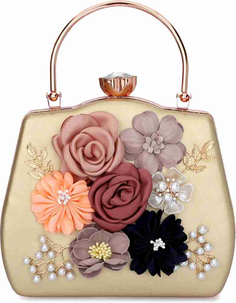 Toobacraft Party Gold Gold Clutch Gold Price in India Flipkart