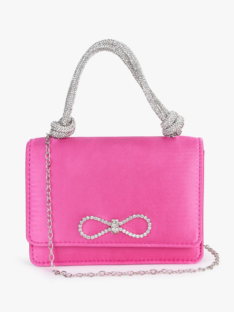 KAZO Party Pink Clutch Pink Price in India Flipkart