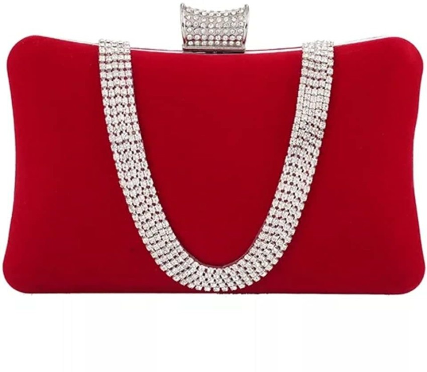 Judith Leiber Red Swarovski Crystal Minaudiere Evening Bag Clutch Holiday  Runway For Sale at 1stDibs