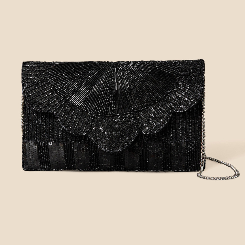 Black clutch bag accessorize shop