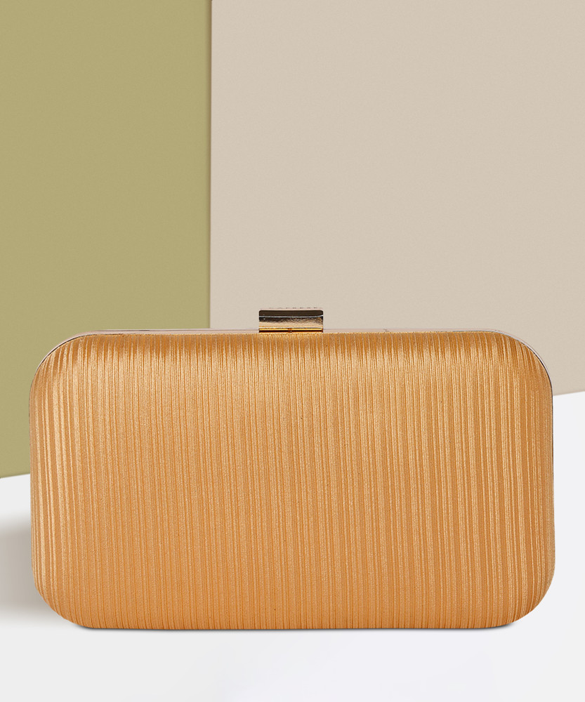 Caprese Party Gold Clutch Gold Price in India Flipkart
