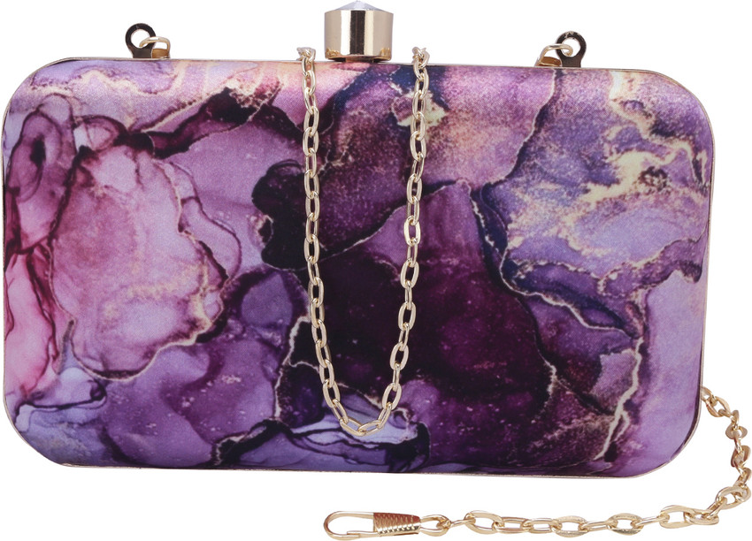 Swisni Party Purple Clutch Levender Price in India Flipkart