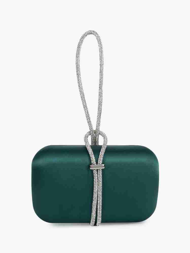 KAZO Party Green Clutch Green Price in India Flipkart