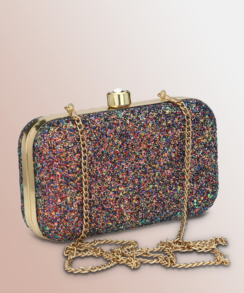 FOR THE BEAUTIFUL YOU Party Multicolor Clutch