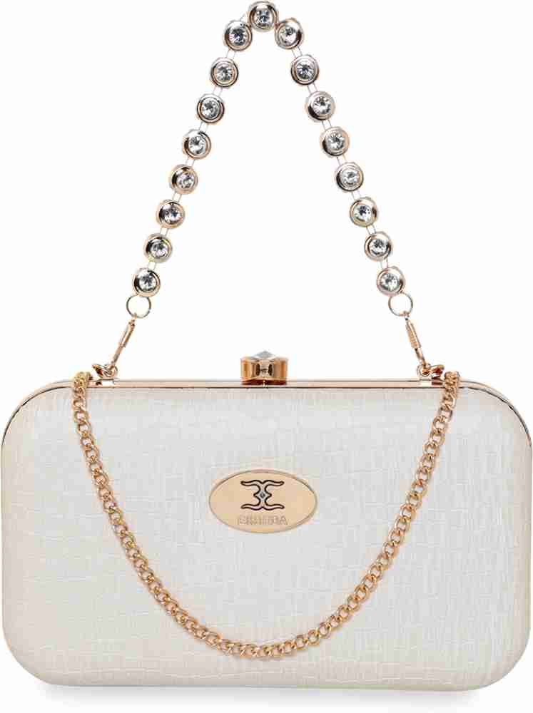 ESBEDA Party Cream Clutch Cream Price in India Flipkart