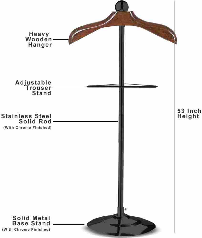 LOCOMOTO Stainless Steel Coat Hanger Stand For Office Hoem Shop Height 42Inch Solid Wood Coat Stand Price in India Buy LOCOMOTO Stainless Steel Coat Hanger Stand For Office Hoem Shop