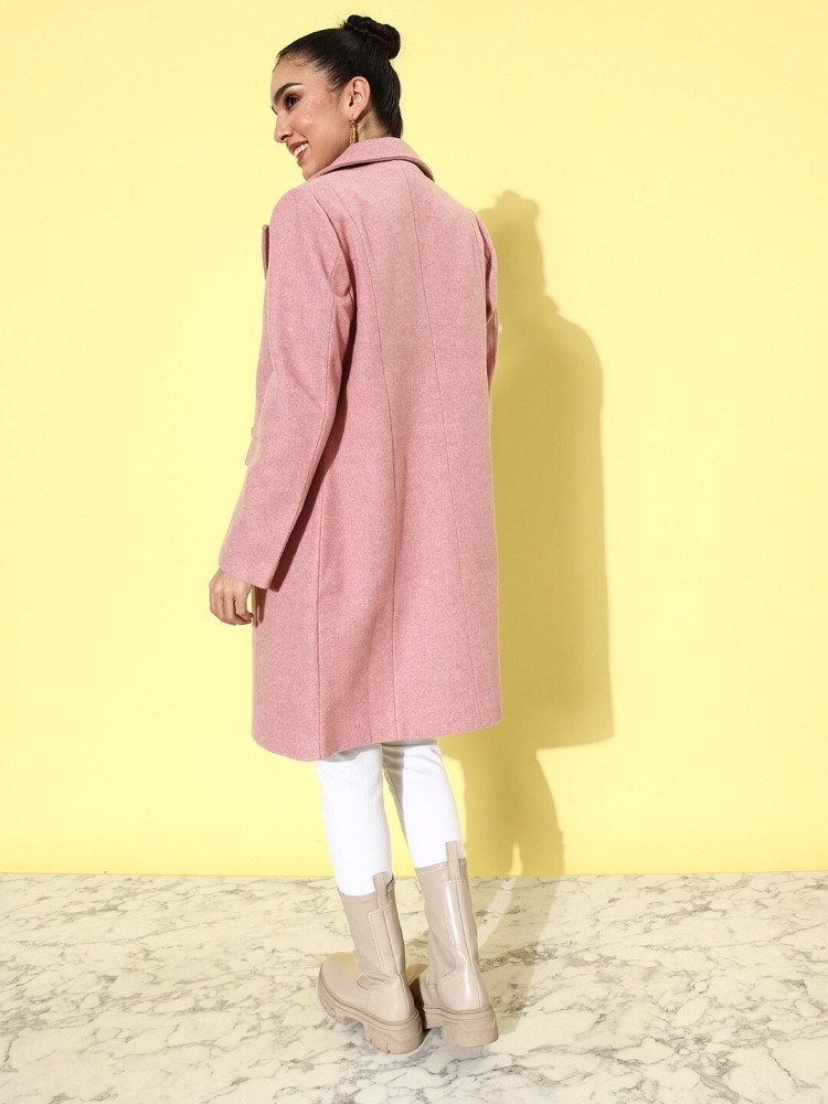 Dressberry Polyester Solid Coat