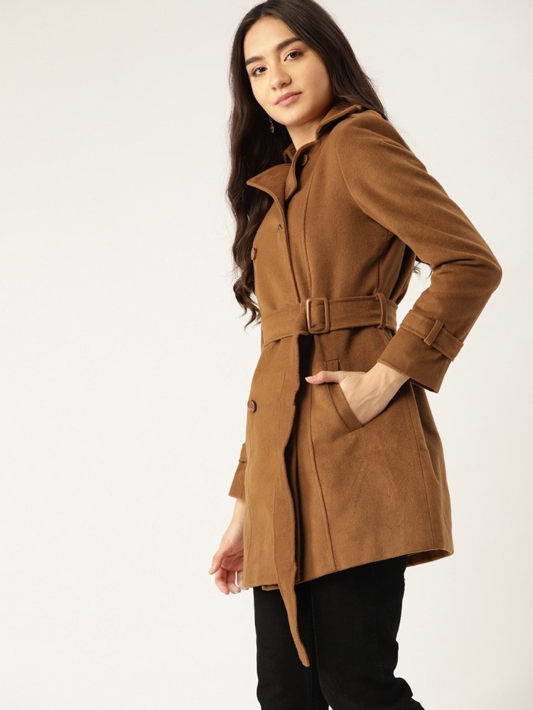 Dressberry Polyester Solid Coat