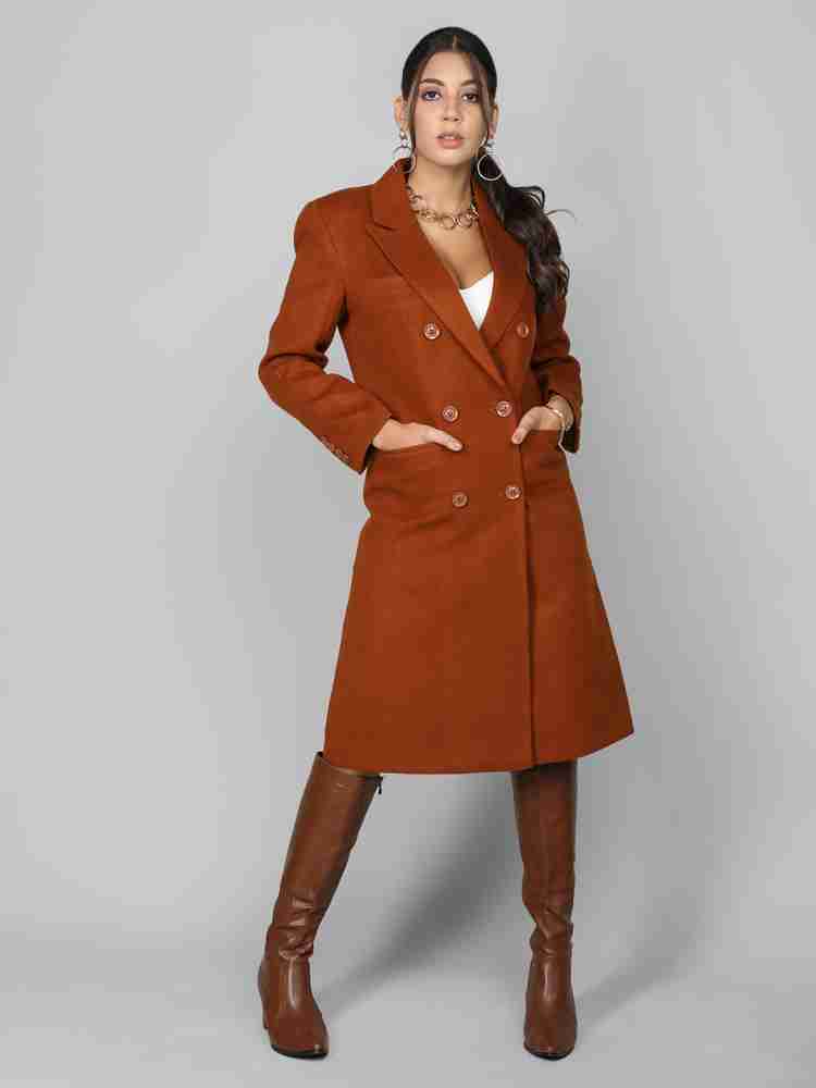 DLANXA Tweed Solid Coat - Buy DLANXA Tweed Solid Coat Online at Best Prices  in India