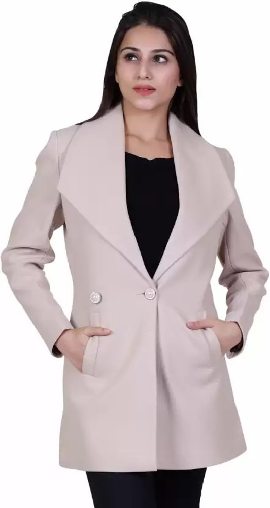 Comfy Sparrow WOOL BLEND Solid Coat Buy Comfy Sparrow WOOL BLEND