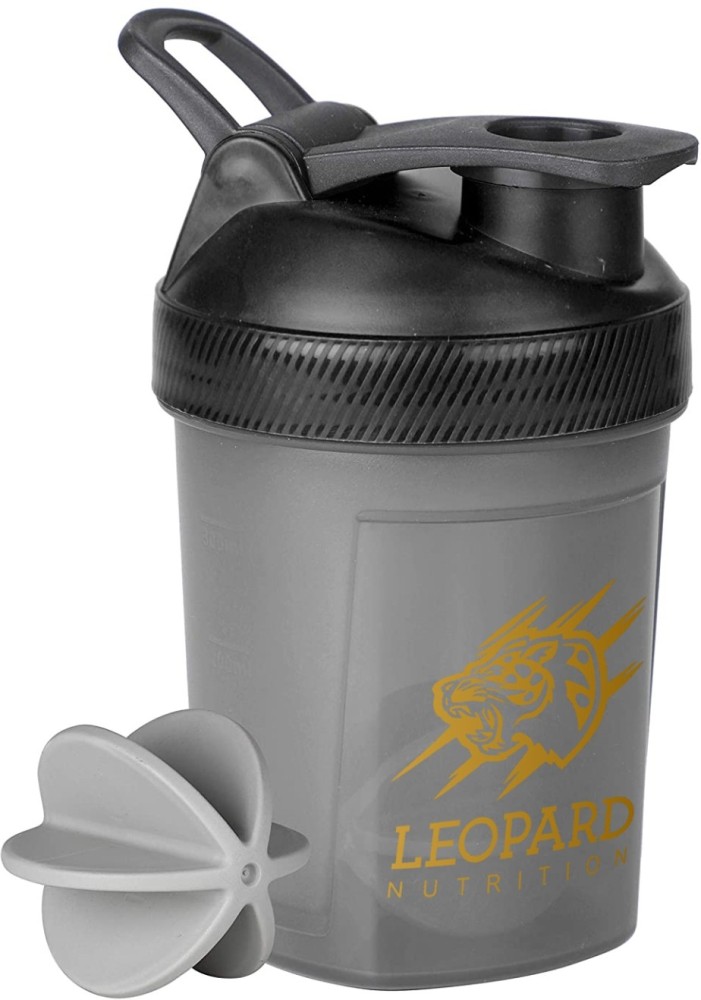 LEOPARD NUTRITION Mini Protein Shaker Bottle, 300 ml 100% Leak Proof BPA  Free (Combo Pack of 2) 300 ml Shaker - Buy LEOPARD NUTRITION Mini Protein  Shaker Bottle, 300 ml 100% Leak