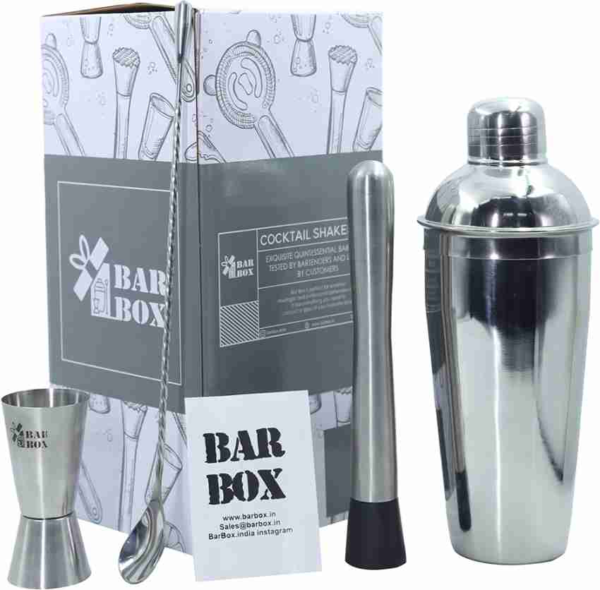 bar box 750 ml Stainless Steel Cocktail Shaker Price in India - Buy bar box 750  ml Stainless Steel Cocktail Shaker online at