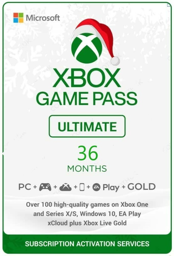 xbox ultimate game pass 3 years