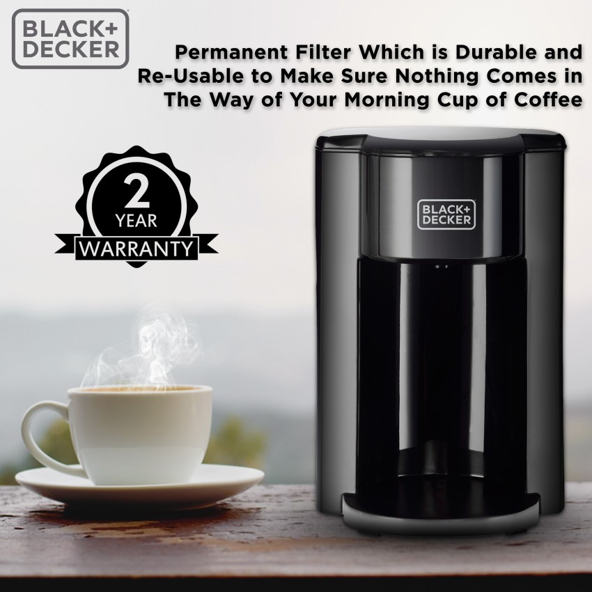 Black And Decker 220 Volt 1-Cup Coffeemaker w/2 Mugs - CM618
