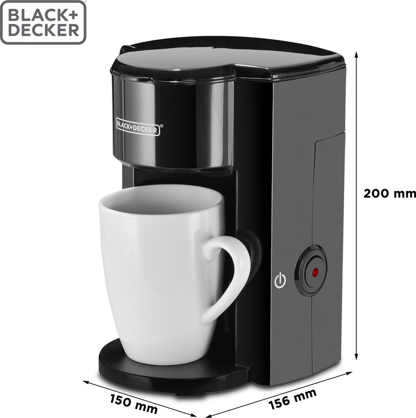 Black Decker DCM25 Personal Coffee Maker Price in India Buy Black Decker DCM25 Personal Coffee Maker Online at Flipkart