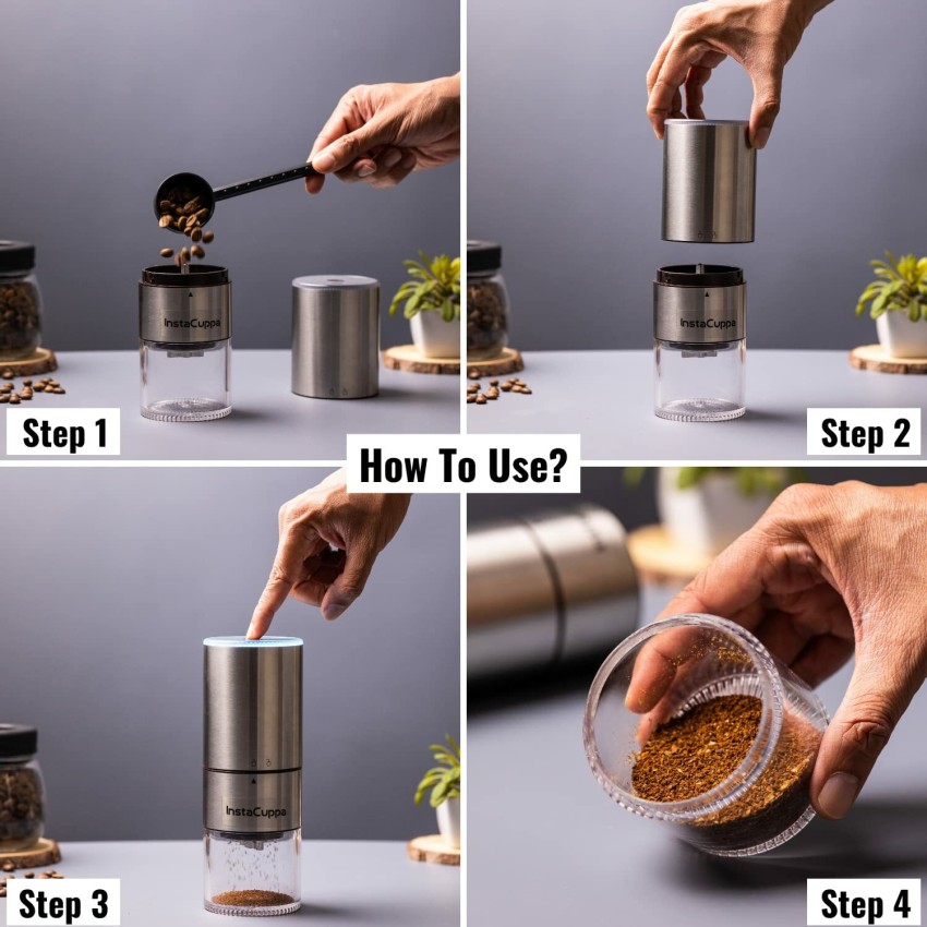 instacuppa manual coffee grinder