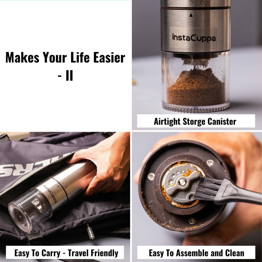 instacuppa manual coffee grinder