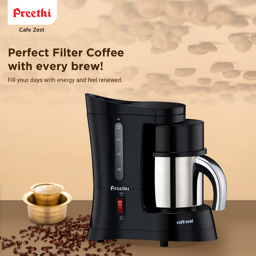 Preethi Cafe Zest CM 210 10 Cups Coffee Maker