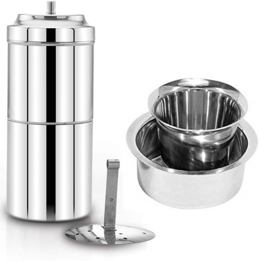 Pappa Traditional South Indian Filter Coffee Maker 100ml Size 0 with Dabra Set Personal Coffee Maker Price in India Buy Pappa Traditional South Indian Filter Coffee Maker 100ml Size 0 with