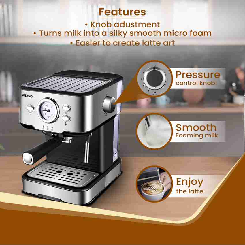 AGARO Royal Moka Pot, Stovetop & Induction Cooktop Classic Espresso & Coffee  Maker, 6 Cups Coffee Maker Price in India - Buy AGARO Royal Moka Pot,  Stovetop & Induction Cooktop Classic Espresso