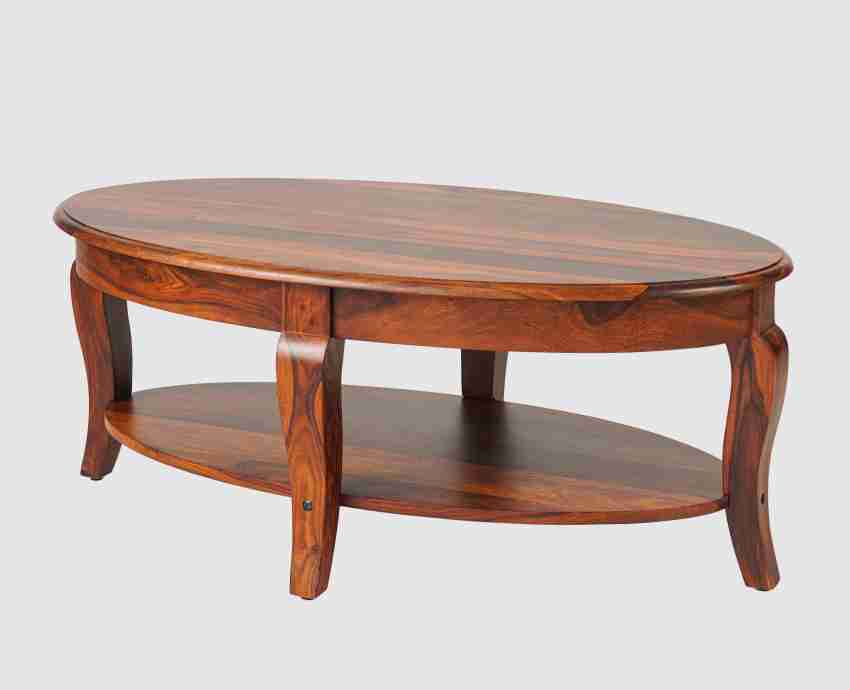 Denmark Sheesham Wood Oval Coffee Table