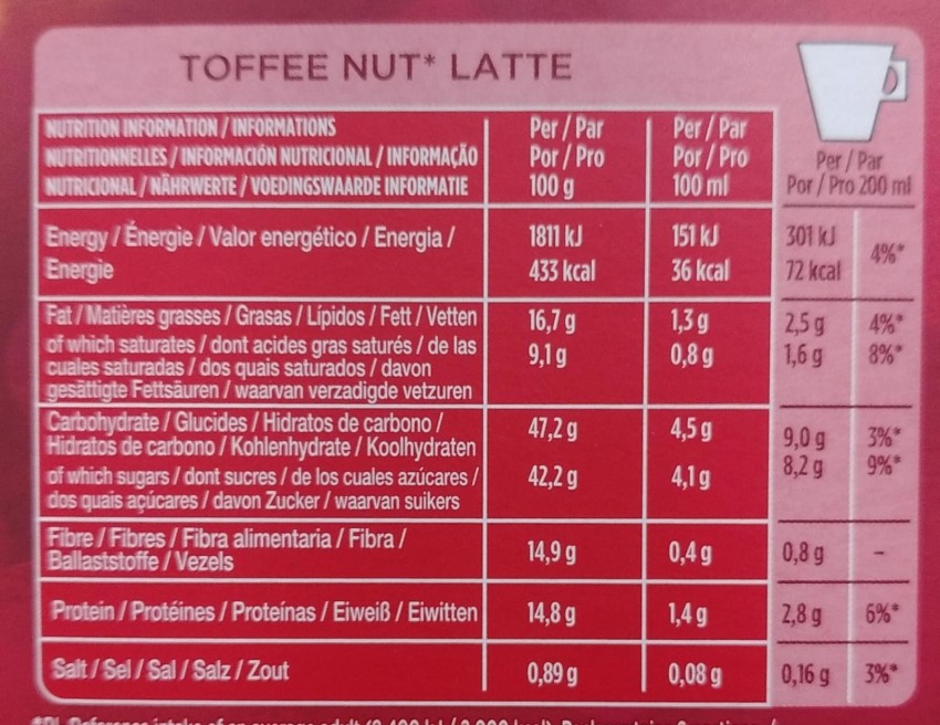 Starbucks® Toffee Nut Latte By Nescafe® Dolce Gusto®