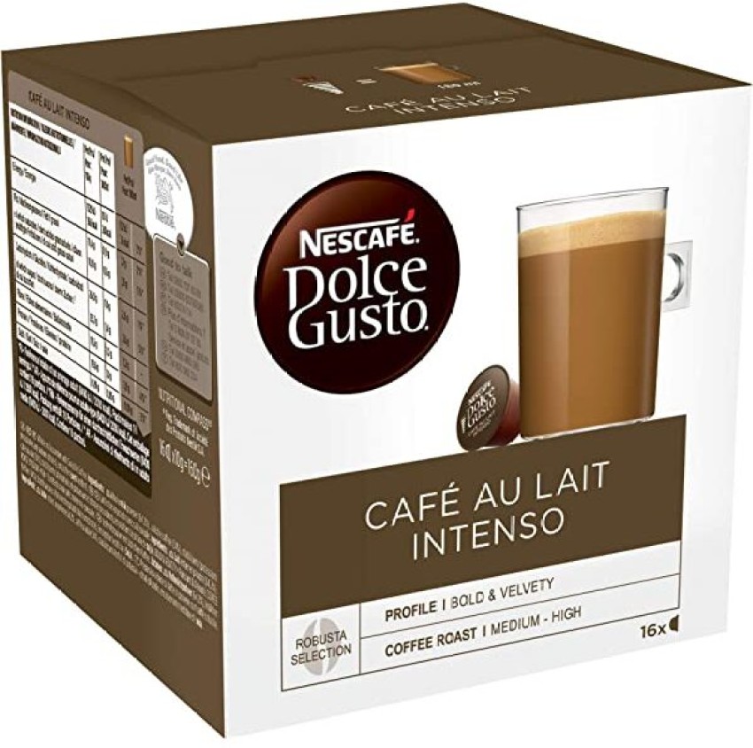 Nescafe Dolce Gusto Cafe au Lait Intenso 16 Pods Instant Coffee