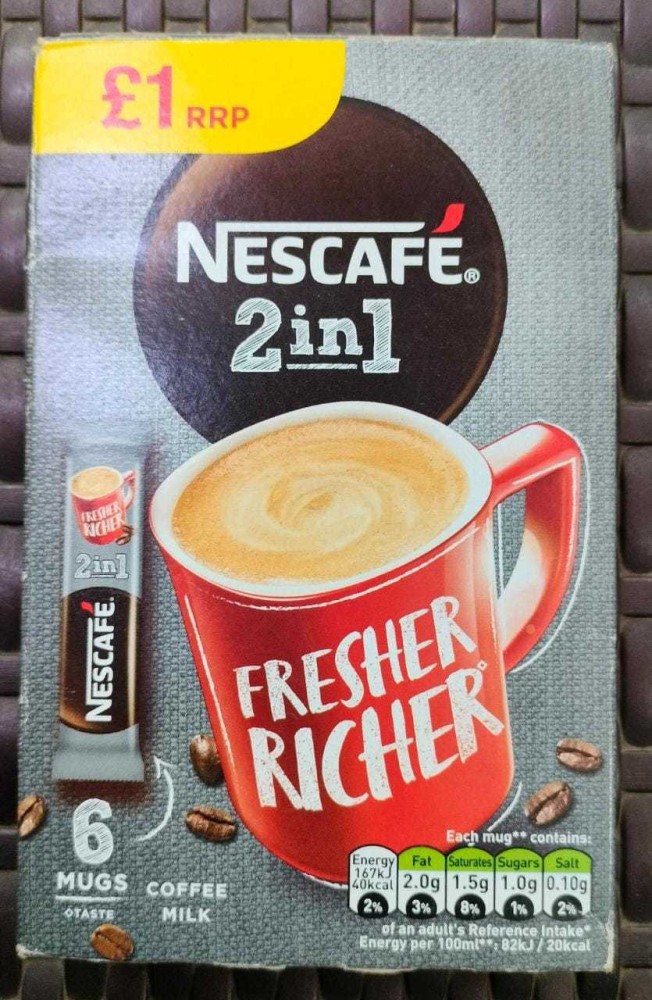 NESCAFÉ Gold Cappuccino Original, 8 sachets, 136g (Pack of 6, Total 48  Sachets)