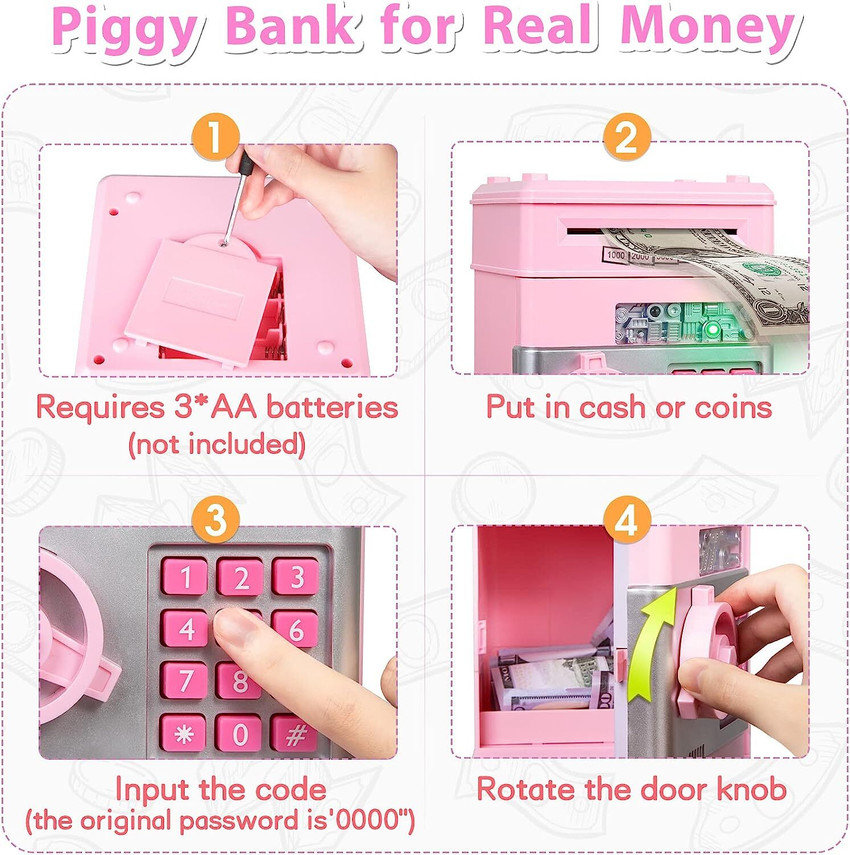 Piggy bank for teenage girl sales