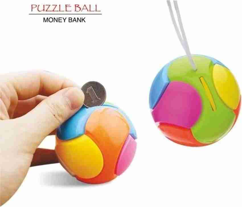 Puzzle ball sale money bank