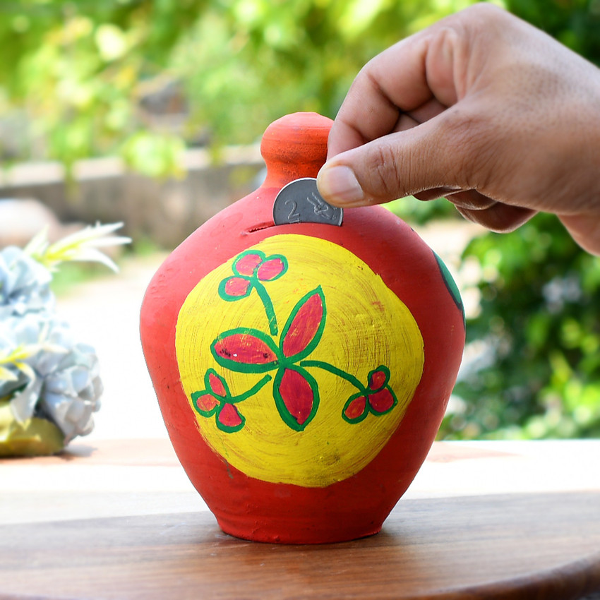 Clay online piggy bank